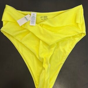 Aerie High Cut Cheeky Bikini Bottom NWT